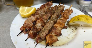 Where to Eat the Best Pork Souvlaki on a Platter in Athens? Souvlaki Leivadia, Athens, Greece