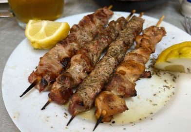 Where to Eat the Best Pork Souvlaki on a Platter in Athens? Souvlaki Leivadia, Athens, Greece