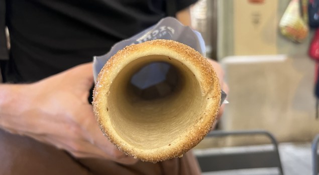 Chimney cake at Pichler Budapest