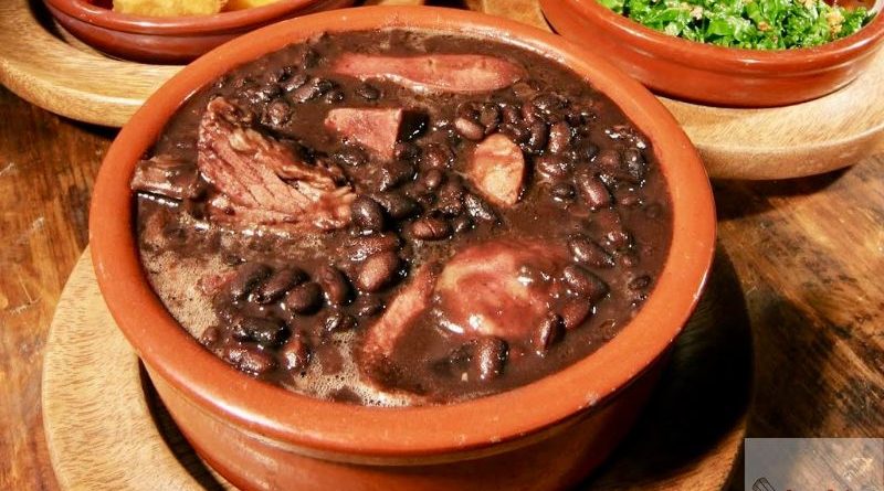 Feijoada, a Brazilian bean and meat stew