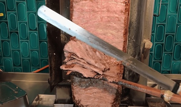 Meat döner at Tatar Salim in Istanbul